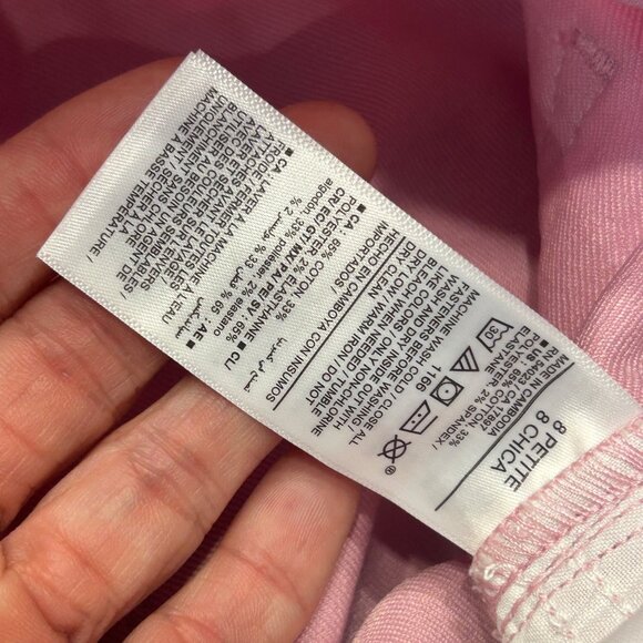 NWT Old Navy Pink High-Rise Wow Super-Skinny Jeans 8 Petite 1889 - Picture 6 of 6